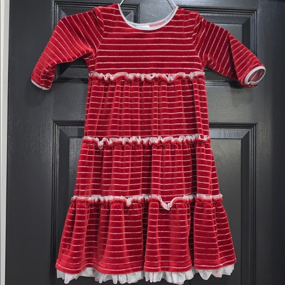 Hanna Andersson Other - Hanna Andersson velour sparkle ruffle  HOLIDAY